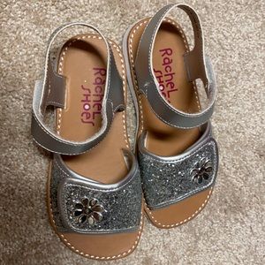 Girls silver sandals